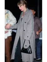 Taylor Swift Oversize Gray Plaid Coat