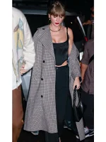 Taylor Swift Oversize Gray Plaid Coat - Image 5
