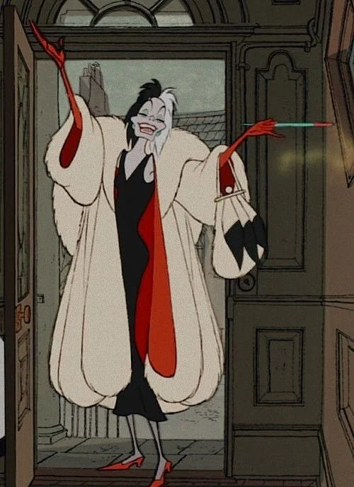 101-dalmatians-cruella-de-vil-shearling-costume-coat-03 101 Dalmatians Cruella De Vil Shearling Costume Coat - Image 1