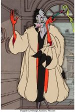 101 Dalmatians Cruella De Vil Shearling Costume Coat - Image 4