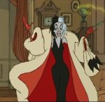 101 Dalmatians Cruella De Vil Shearling Costume Coat - Image 7
