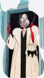 101 Dalmatians Cruella De Vil Shearling Costume Coat - Image 8