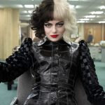 Cruella 2021 Emma Stone (Estella) Black Leather Jacket