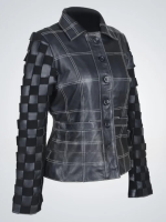 Cruella 2021 Emma Stone (Estella) Black Leather Jacket - Image 6