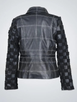 Cruella 2021 Emma Stone (Estella) Black Leather Jacket - Image 7