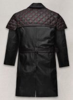 Back view of the Elvis Presley Long Coat showing its length and tailoring.