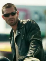 K.J. Apa One Fast Move 2024 Black Leather Jacket - Image 3