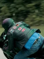 K.J. Apa One Fast Move 2024 Black Leather Jacket - Image 5