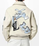 Louis Vuitton Bugs Bunny Cream Varsity Jacket - Image 2