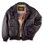 Men Air Force A-2 Landing Leathers Flight Bomber Jacket