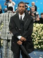 ASAP Rocky 2025 Met Gala Black Coat