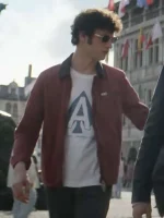 Dominic Sessa Now You See Me 3 Red Cotton Jacket