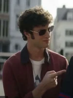 Dominic Sessa Now You See Me 3 Red Cotton Jacket - Image 2