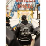 Gorilla Nems Avirex Leather Varsity Jacket - Image 3