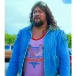 Jason Momoa A Minecraft Movie Garbage Man Denim Jacket