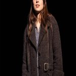 Lizzy McAlpine dark brown coat