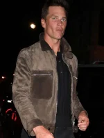 Tom Brady Met Gala 2025 Afterparty Suede Jacket - Image 2