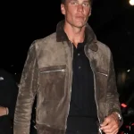 Tom Brady Met Gala 2025 Afterparty Suede Jacket