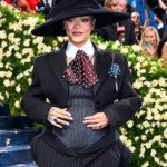 Rihanna 2025 Met Gala Black Cropped Blazer