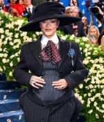 Rihanna 2025 Met Gala Black Cropped Blazer