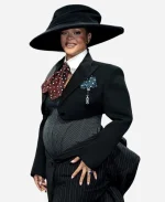 Rihanna 2025 Met Gala Black Cropped Blazer - Image 3