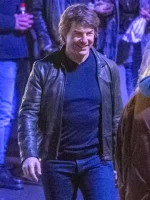 Tom Cruise Mission Impossible 8 Black Jacket - Image 3