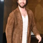Aaron Taylor-Johnson 28 Years Later Brown Blazer