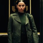 Ana de Armas Ballerina 2025 Green Coat