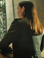 Ana de Armas Ballerina 2025 Green Coat - Image 3