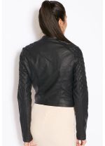 Ariana Grande Black Leather Jacket - Image 2