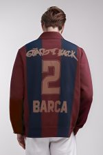 CJ x FC Barcelona Retro 2000/01 Home Skeleton Jacket - Image 2