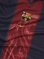 CJ x FC Barcelona Retro 2000/01 Home Skeleton Jacket - Image 5