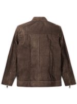 Dwayne Johnson Rampage Brown Leather Jacket - Image 4