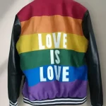 Handmade Love is Love LGBTQ Varsity Jacket