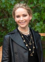 Jennifer Lawrence Black Leather Jacket - Image 2