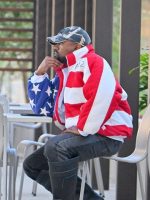 Kanye West American Flag Jacket - Image 2