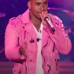 Romeo Santos Aventura Pink Leather Jacket