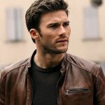 Scott Eastwood Overdrive Brown Leather Jacket
