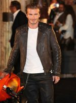 David Beckham Leather Jacket – Motorcycle Jacket - Image 3