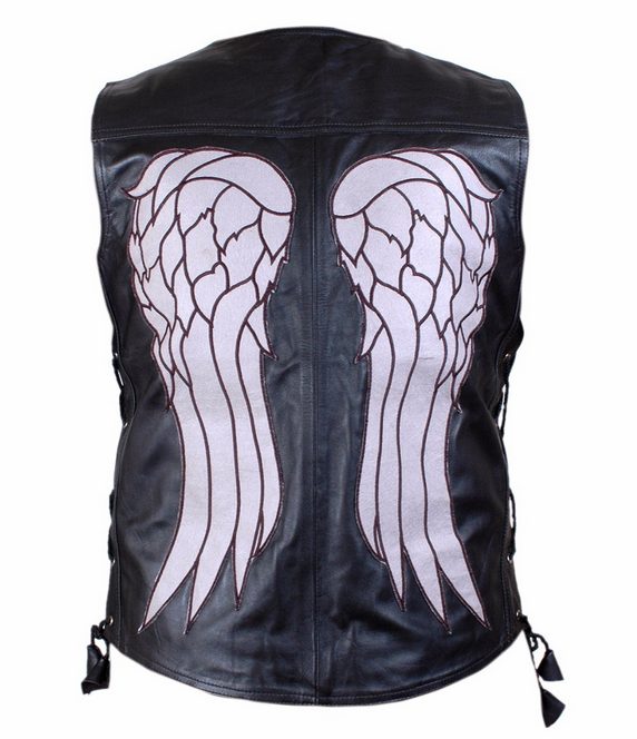 daryl-dixon-the-walking-dead-wings-vest-02 Daryl Dixon The Walking Dead Wings Vest - Image 1