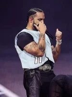 Drake Wireless Festival 2025 Blue Vest - Image 4
