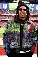 Jay-Z Super Bowl LVIII Multicolor Leather Jacket