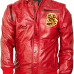 Johnny Lawrence Cobra Kai Red Leather Jacket