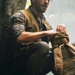 Jonathan Bailey Jurassic World Rebirth Brown Vest