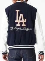 LA Dodgers Black Varsity Jacket - Image 2