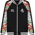 Tokyo Revengers Angry Unisex Black and White Jacket