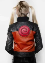 Naruto Shippuden Uzumaki Leather Jacket For Women - Image 7