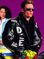 Vanilla Ice Cool As Ice Black Leather Jacket
