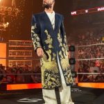 WWE RAW Seth Rollins Golden Peacock Coat