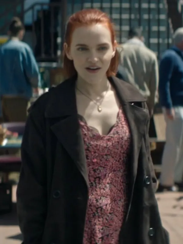 you-s05-madeline-brewer-black-leather-coat-01 You S05 Madeline Brewer Black Leather Coat - Image 1
